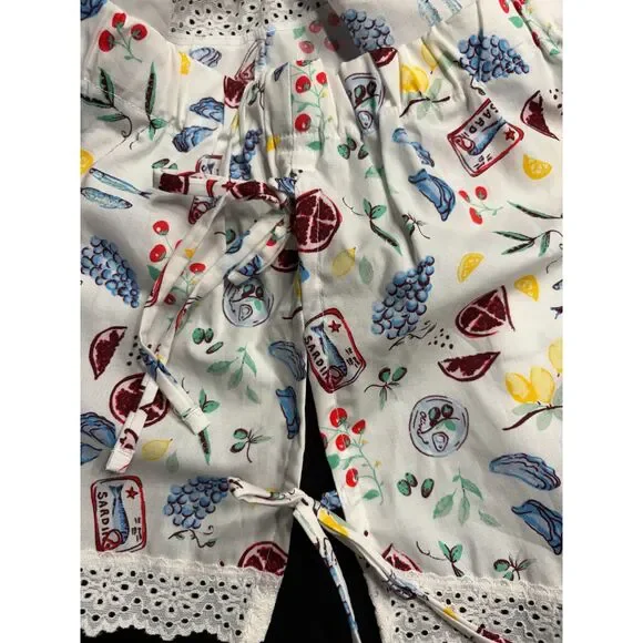 Closie 2 Pc Pajama Set XL NWT Cotton Shorts & Bra w/adjustable Straps - Picture 3 of 6